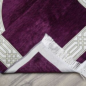  İsme Özel Seccade Payidar Mor 65x115 cm - 320 gr