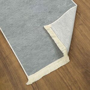  El Kuba Lüks Astarsız Biyeli Seccade Gri (66X125cm) 565 gr