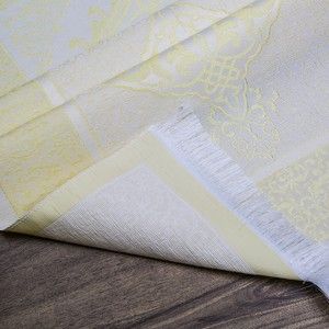  Hediyelik İpek Nur Tafta Seccade Sarı 68x110 cm - 200 gr