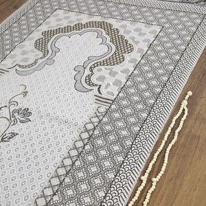  Hediyelik Kokulu Broker Seccade& Krem Kokulu Tesbih Asetatlı Mevlid Paketi (13*19 cm 235 gr )-Gold