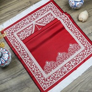  Hediyelik Rumi Desen Seccade - Bordo 70x128 cm - 364 gr