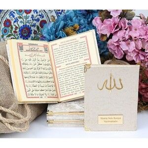  Hediyelik Yasin Kitabı, Seccade, İnci Tesbihli Set-Vizon