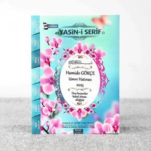  Hediyelik Yasin Kitabı 10 Adet  Çanta Boy) 80 Sayfa, 99'lu Kokulu Tesbih ve Tül Süslemeli Ekonomik Mevlid Paketi-Kardelen