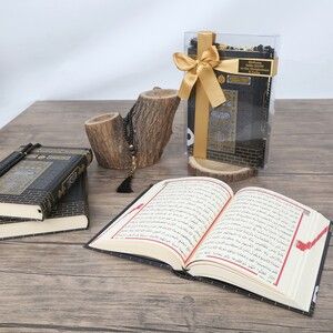 Kabe Desenli Kur'an-ı Kerim, İnci Tesbihli Mevlid Seti