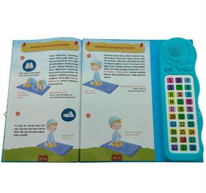  Kendi Kendime 10 Saat’de Kuran Öğreniyorum Sesli Cihazlı Kitap Mavi