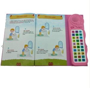  Kendi Kendime 10 Saat’de Kuran Öğreniyorum Sesli Cihazlı Kitap Pembe