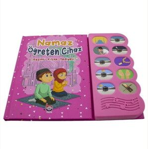 Namaz Öğreten Cihaz Resimli Kitap Seti Pembe -64 Sayfa