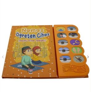 Namaz Öğreten Cihaz Resimli Kitap Seti Turuncu-64 Sayfa