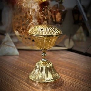 Rumeli - Metal Tütsülük & Buhurdanlık Incense and Censer Bakhoor