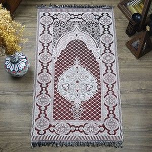 Seccade Süper Simli Broker Bordo 68x110 cm - 170 gr