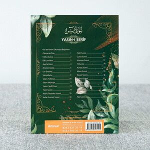  Yasin Kitabı Defne 10 Adet Ekonomik Çanta Boy(12x16 80 Sayfa) İsme Özel Etiketli Mevlit İçin
