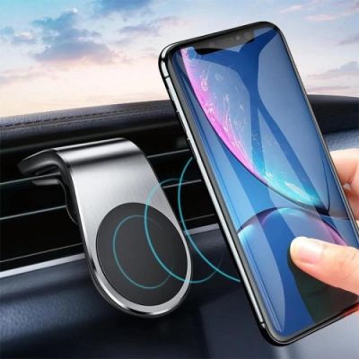 Araba Klimasına Takılan Mandallı 360 Mıknatıslı Telefon Tutucu