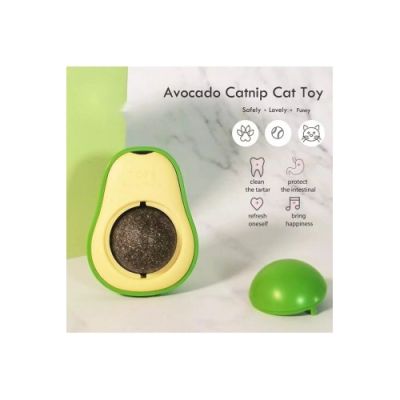 Avokado Tasarımlı Kedi Yalama Topu