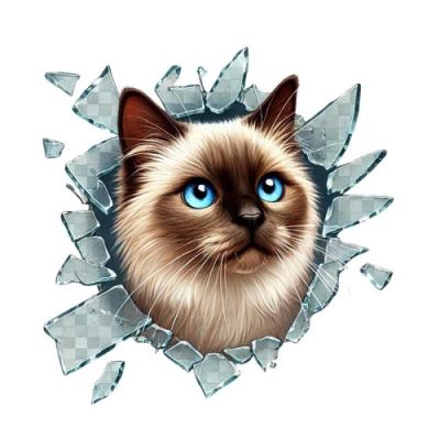  Fulcar Siamesse Araç Stickerı