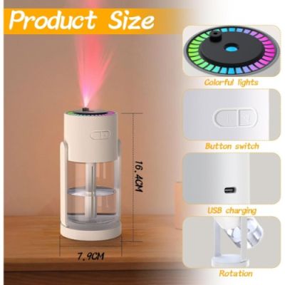  LED Işıklı Hava Nemlendirici Cihaz