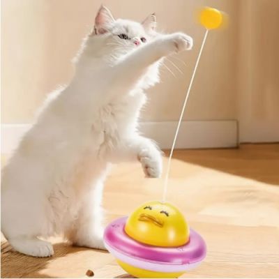  UFO Şekilli Ördek Kedi Oyuncağı
