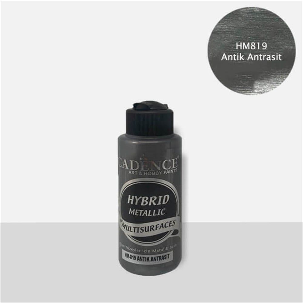  Cadence Akrilik Boya 120 ml Antik Antrasit