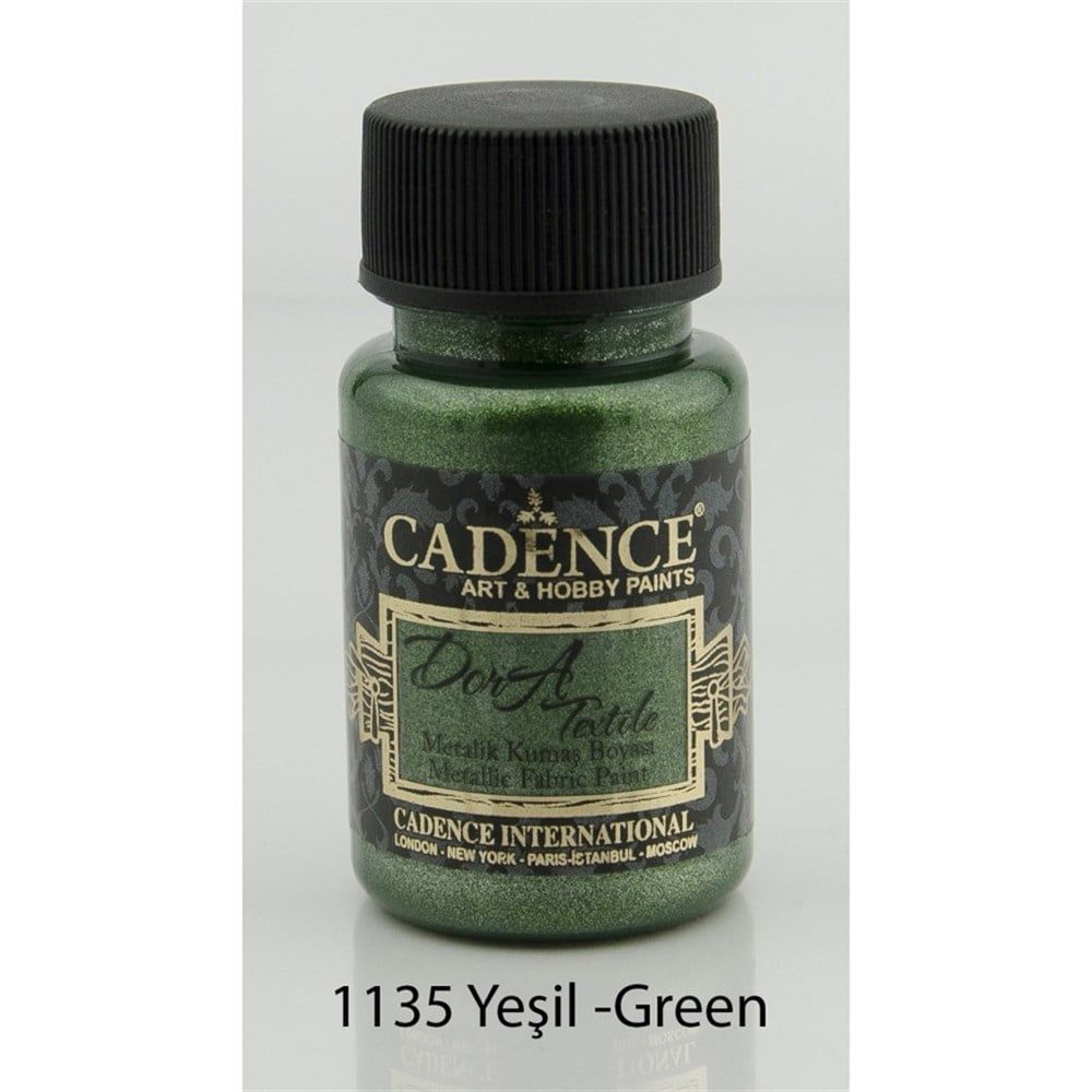  Cadence Dora Metalik Boya 50ml 135 Green