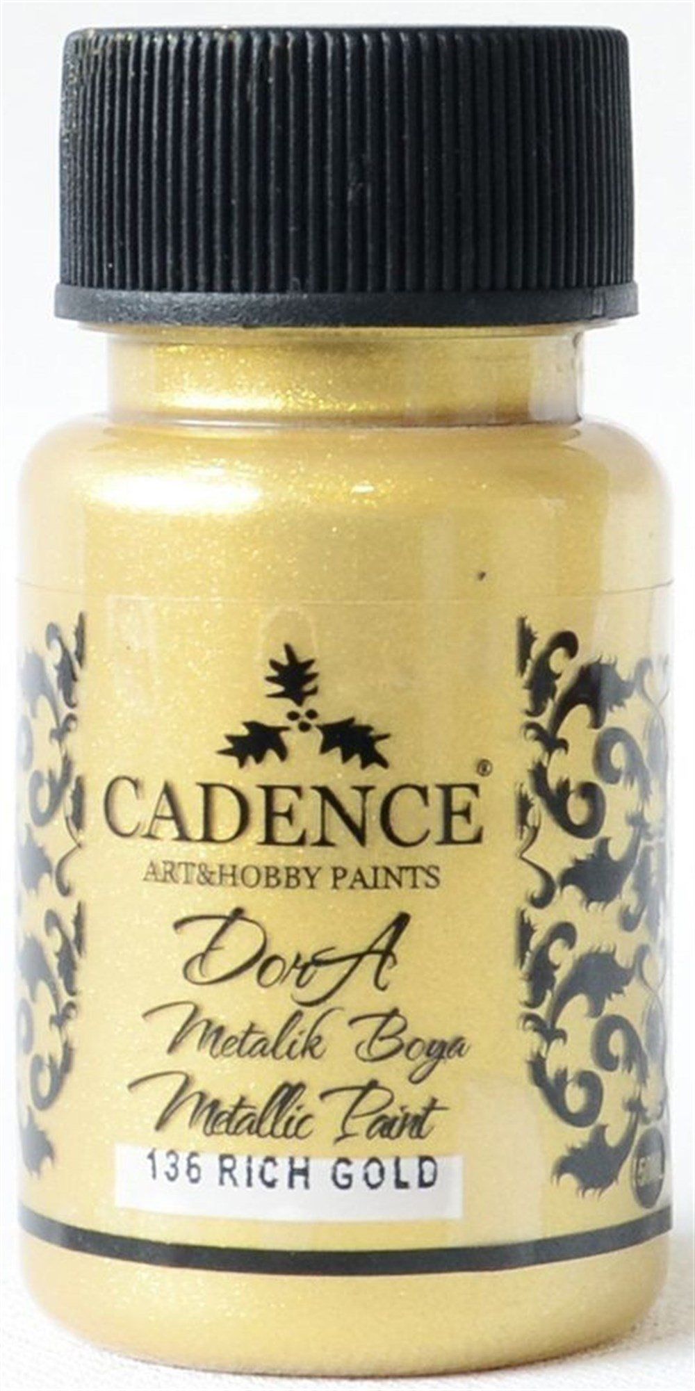 Cadence Dora Metalik Boya 50ml 136 R. Gold