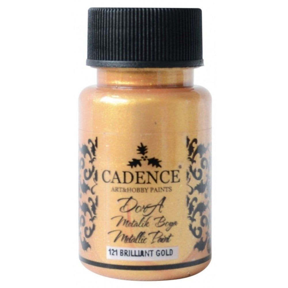 Cadence Dora Metalik Boya 50ml 121 B.Gold