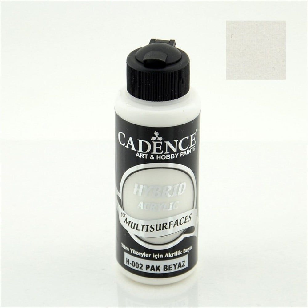  Cadence Hybrid Multisurface Akrilik Boya 120 ml H002 Pak Beyaz