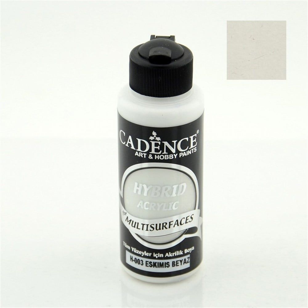  Cadence Hybrid Multisurface Akrilik Boya 120 ml H003 Eskimiş Beyaz