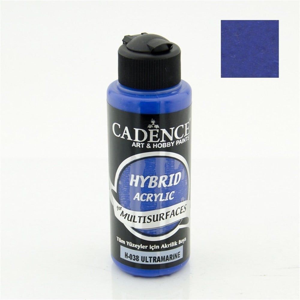  Cadence Hybrid Multisurface Akrilik Boya 120 ml H038 Ultramarin Mavi