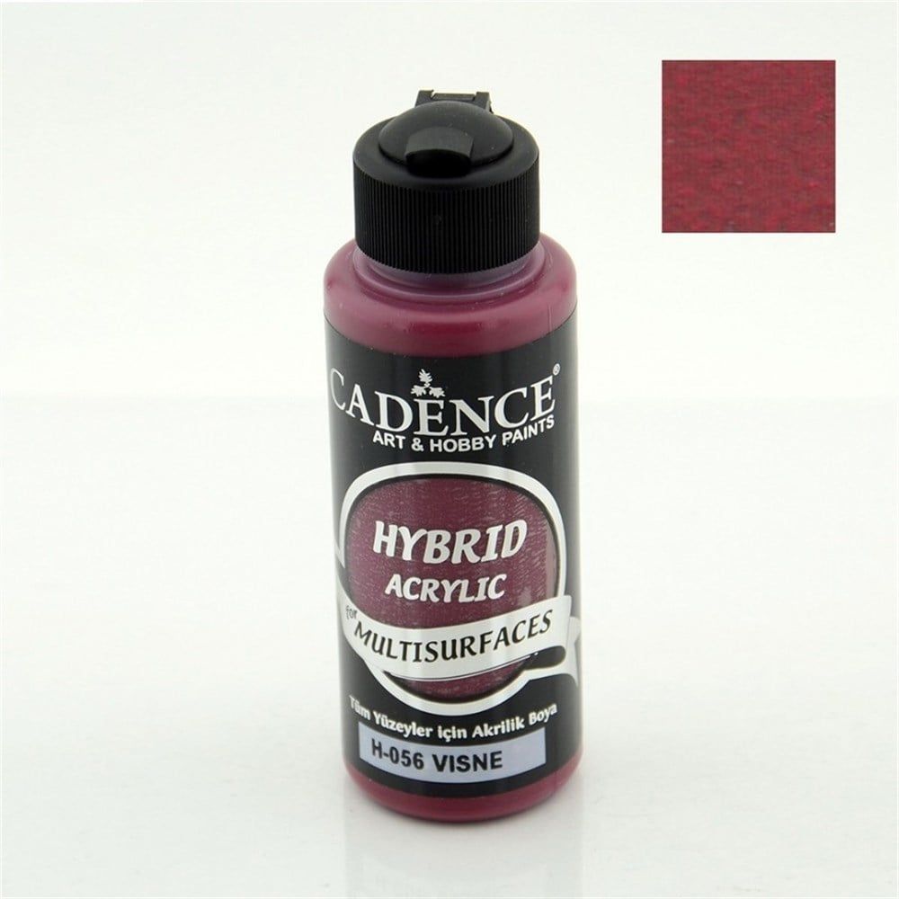  Cadence Hybrid Multisurface Akrilik Boya 120 ml H056 Vişne