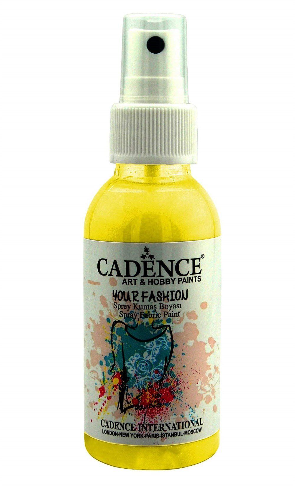  Cadence Sprey Kumaş Boyası 100 ml Lemon Yellow 1101