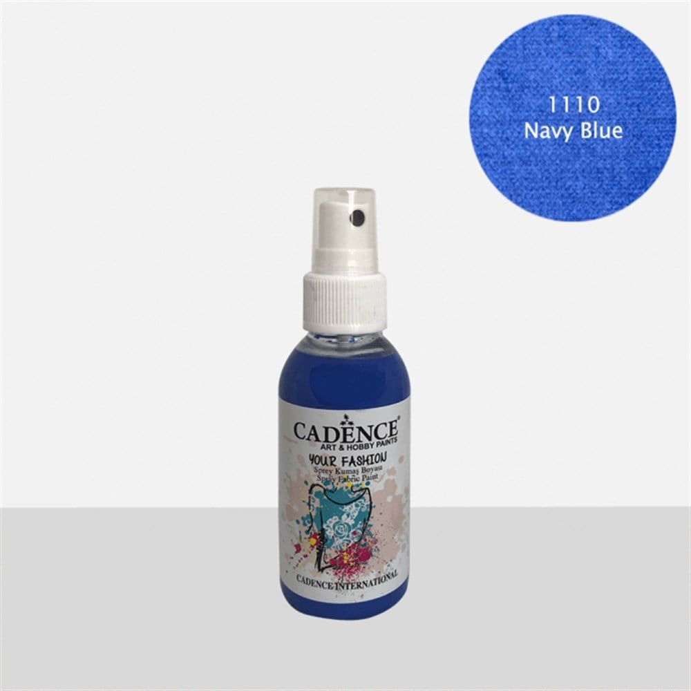 Cadence Sprey Kumaş Boyası 100 ml Navy Blue 1110