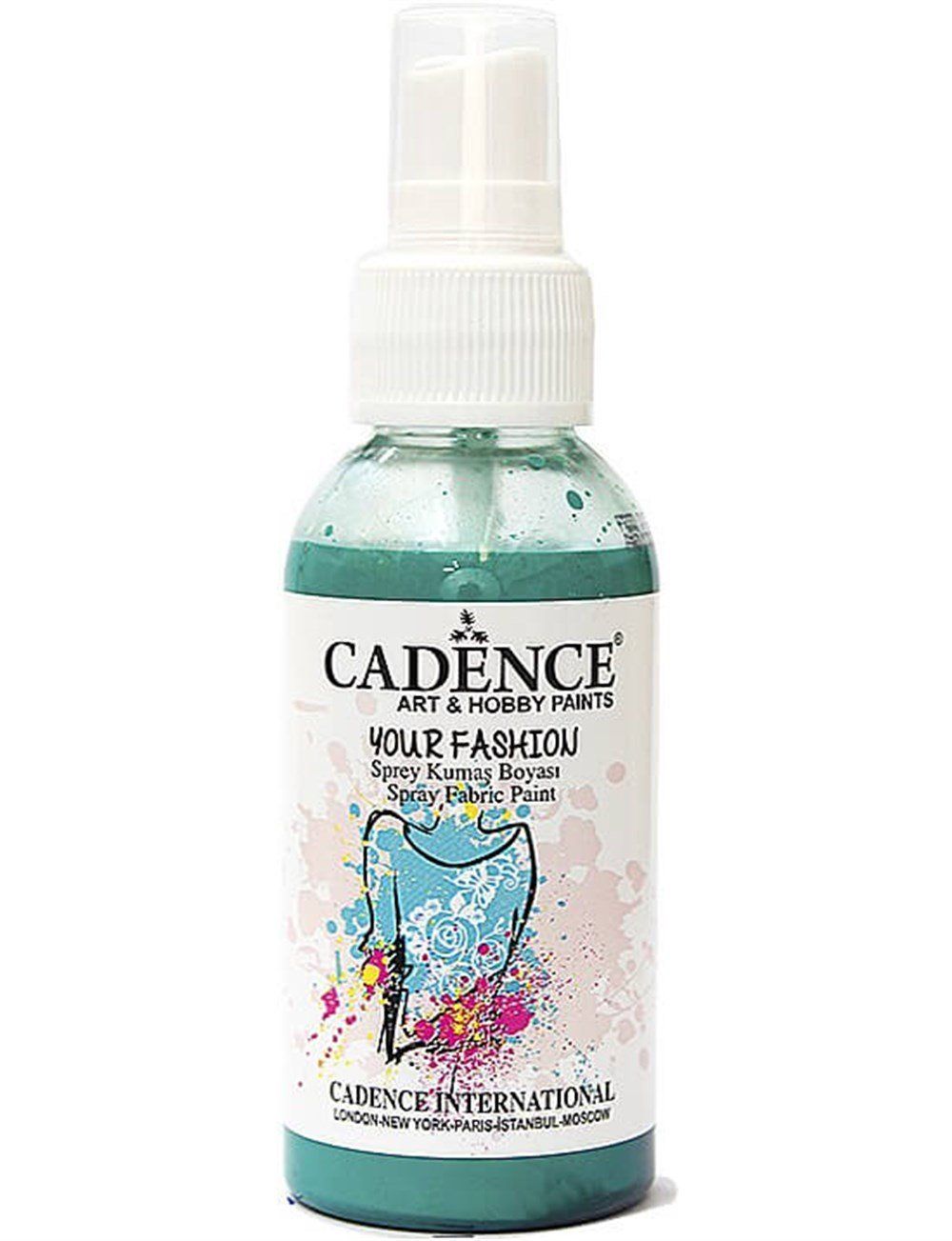 Cadence Sprey Kumaş Boyası 100 ml Green 1111