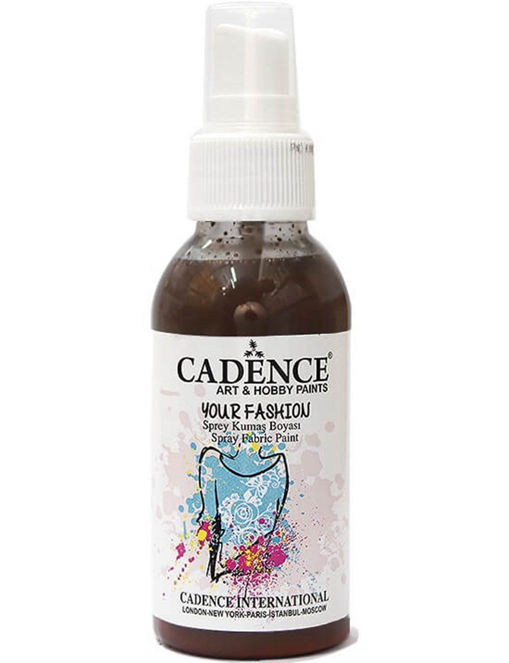 Cadence Sprey Kumaş Boyası 100 ml Brown 1118