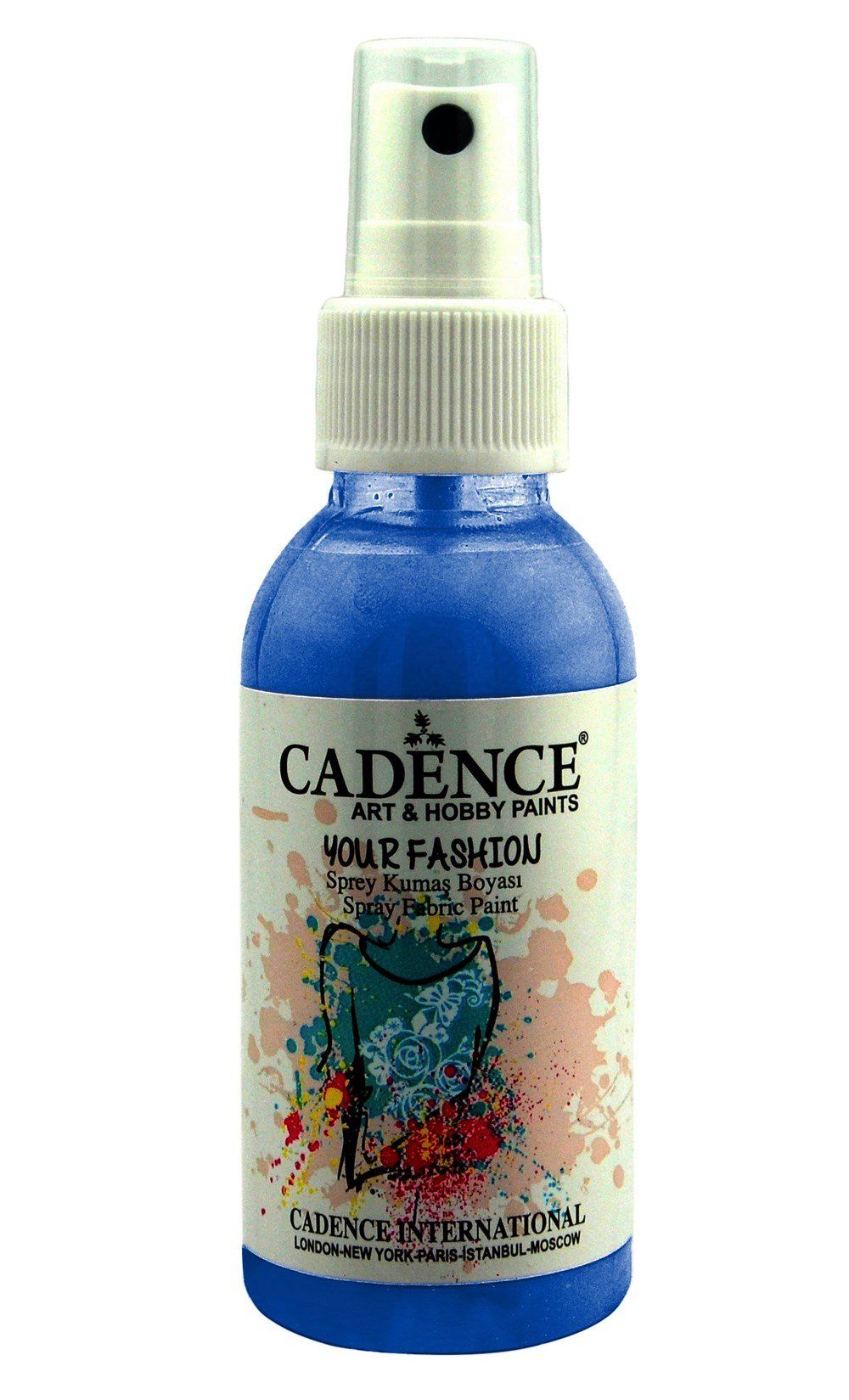 Cadence Sprey Kumaş Boyası 100 ml Sea Blue 1109