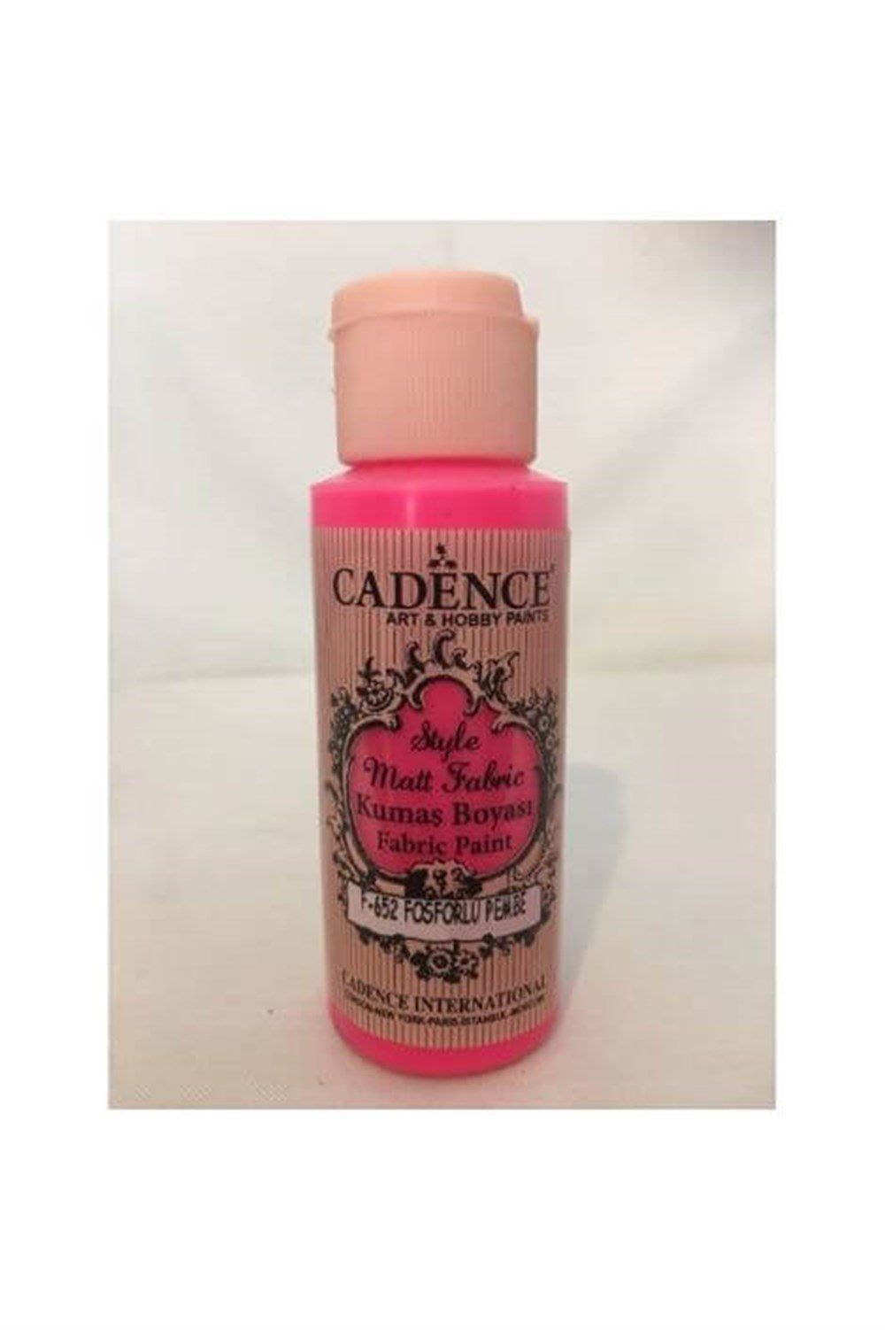 Cadence Style Matt Kumaş Boyası 59 ml 652 Fosforlu Pembe