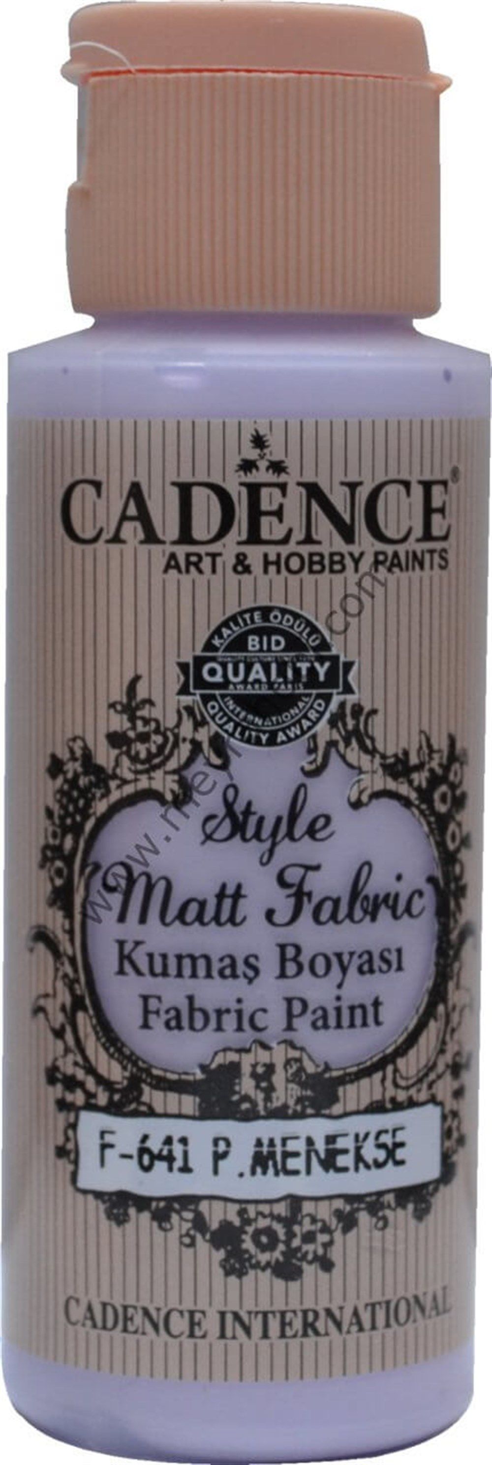 Cadence Style Matt Kumaş Boyası 641 P.Menekşe