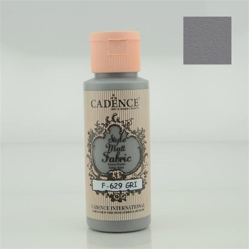  Cadence Style Matt Kumaş Boyası 59ml 629 Gri