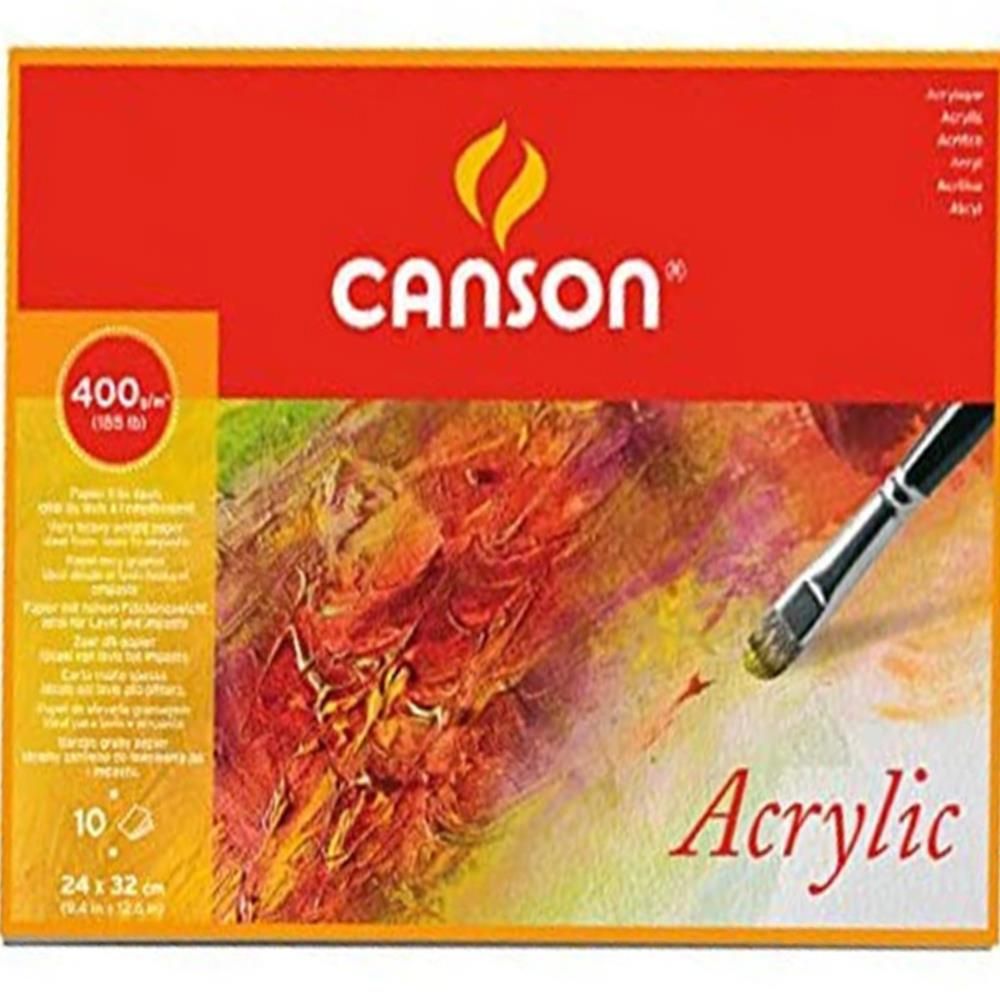  Canson Akrilik Blok 24x32cm 400gr 10syf