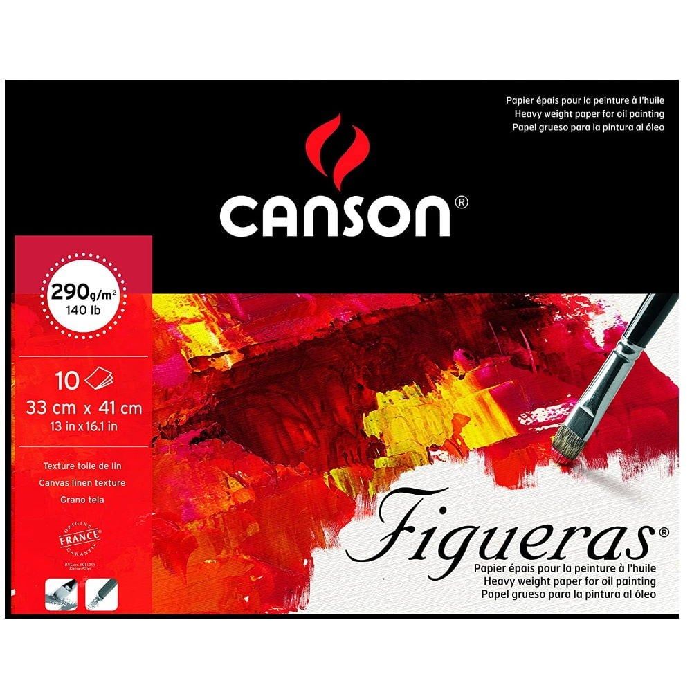 Canson Figueras Tuval Dokulu Blok 290 g 33x41 cm 10 Yaprak