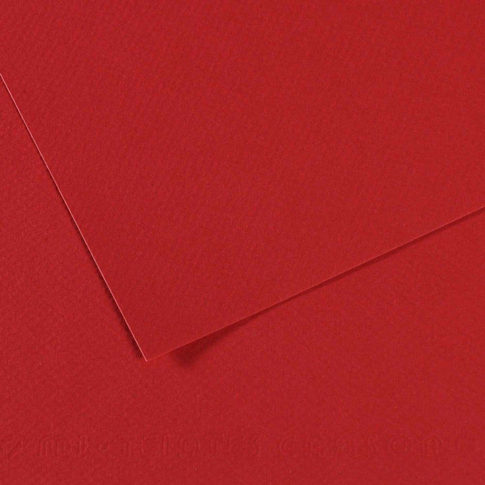 Canson Mi-Teintes Pastel Kağıdı 50x65 160g Red 116