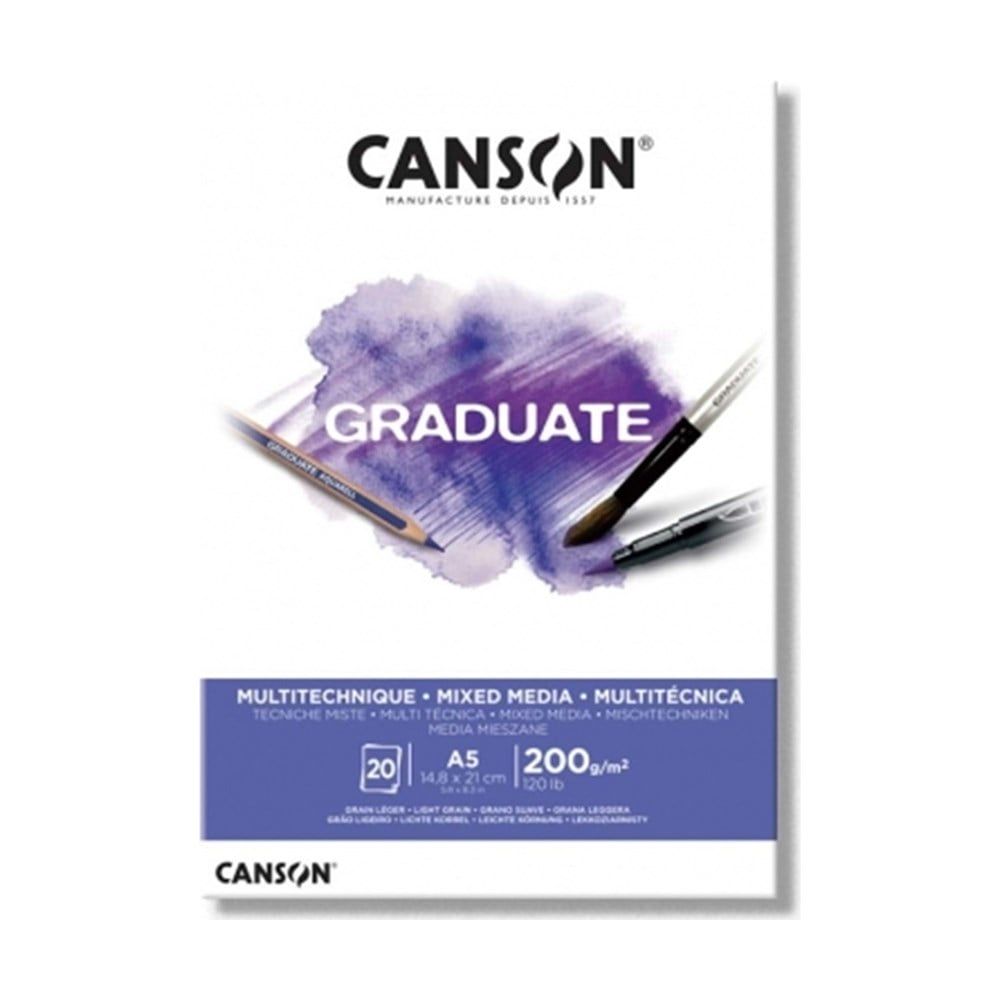 Canson Mix Media Imagine A5 200G 20Sayfa