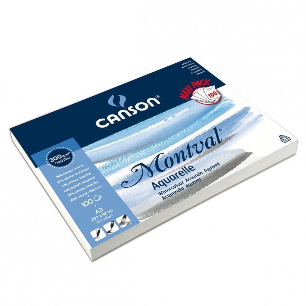  Canson Montval A3 100 sayfa 300g Suluboya Defteri