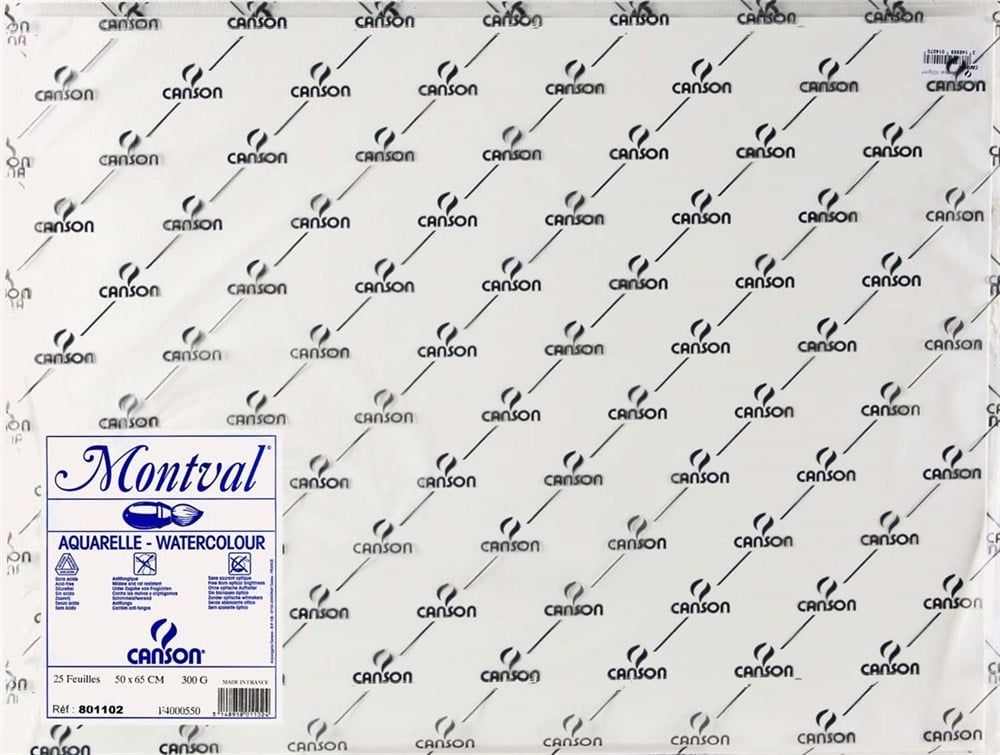 Canson Montval Sulu Boya Kağıdı 50X65 300G