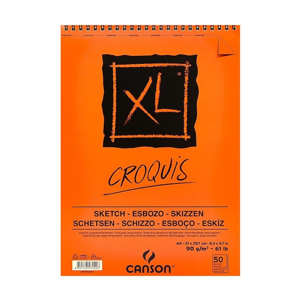Canson Xl Croquis Eskiz Defteri A5 90gr 50yp