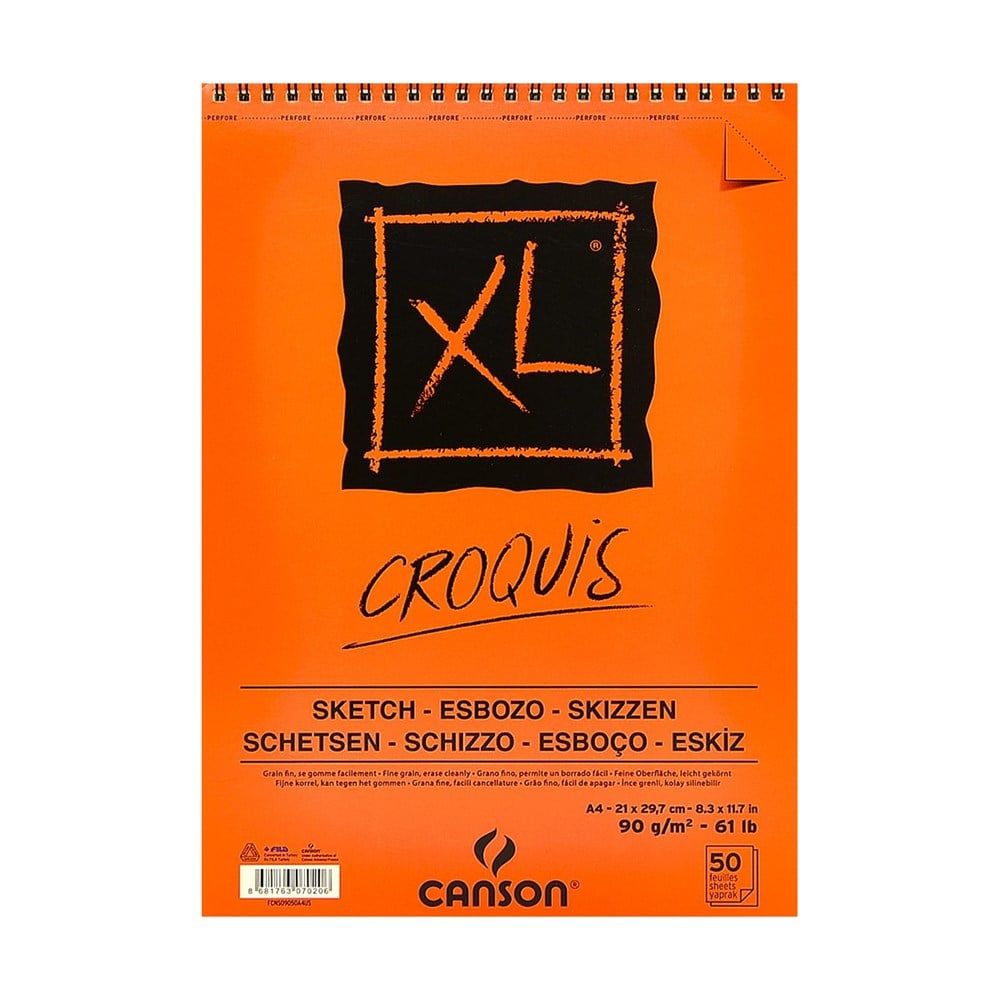  Canson Xl Croquis Eskiz Defteri A5 90gr 50yp