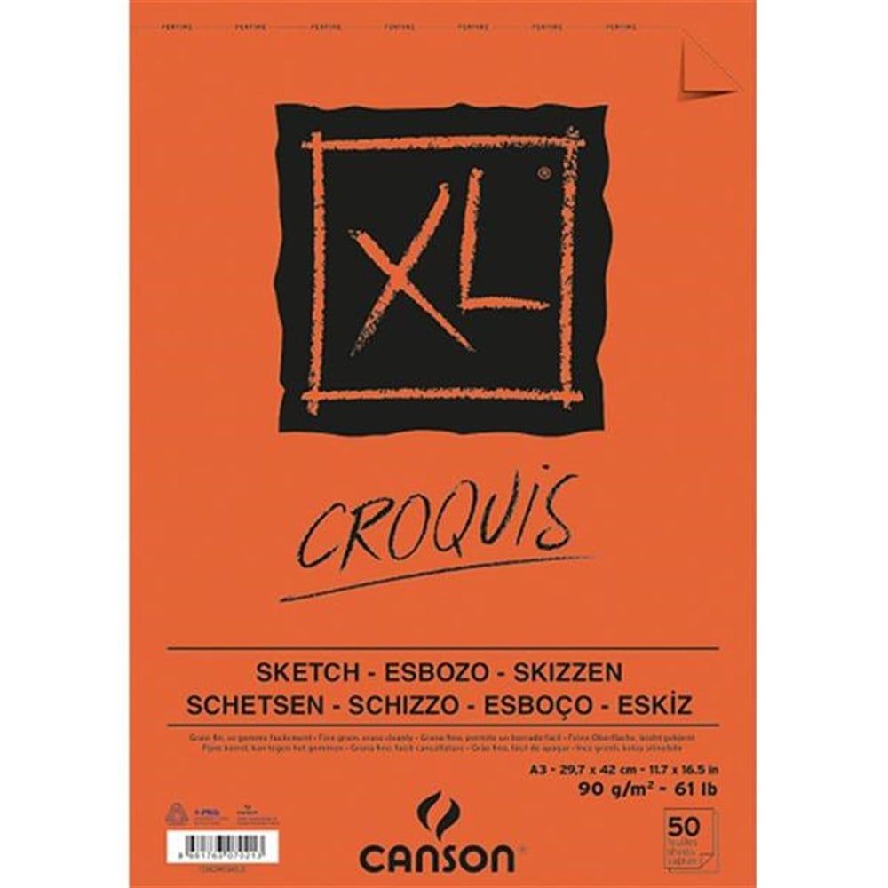  Canson Xl Croquis Eskiz Defteri A3 90gr 50yp