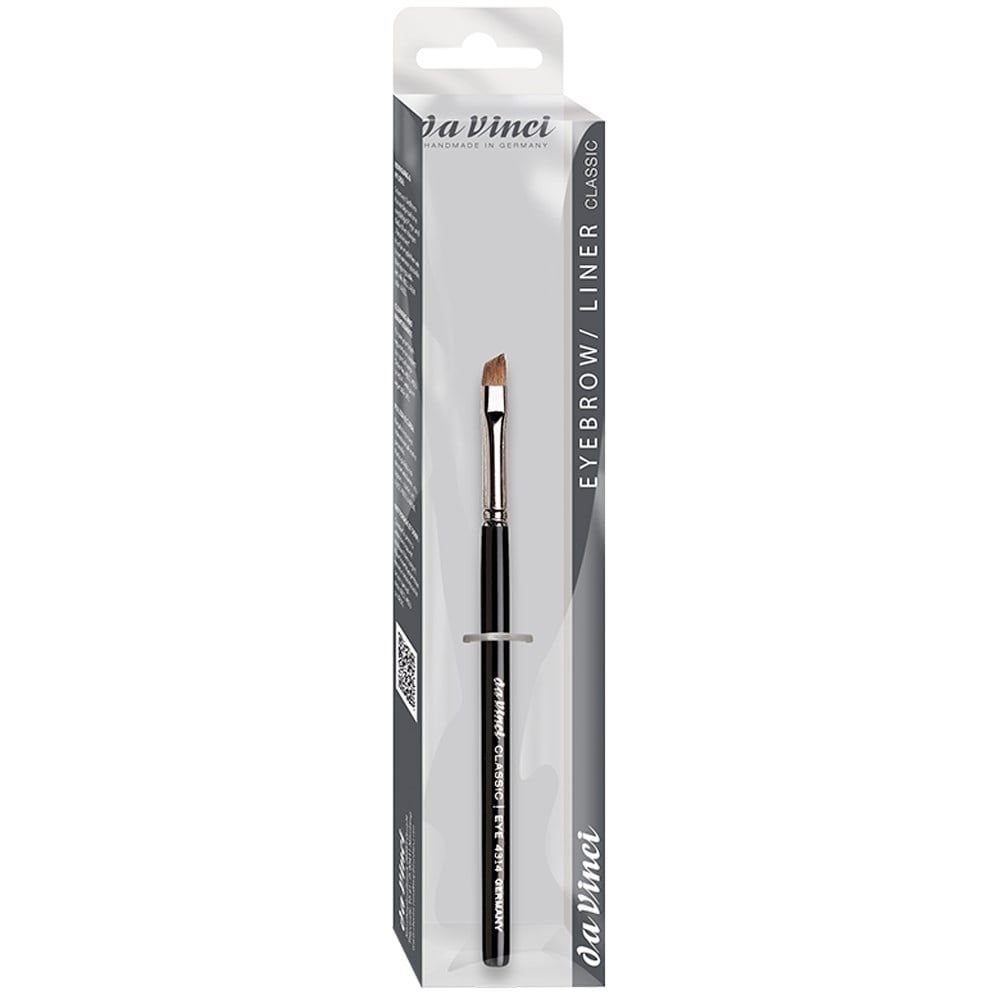 Da Vinci 4314 Seri Classic Eyeshadow Brush Liner Angled Russian Red Sable Hair No:0