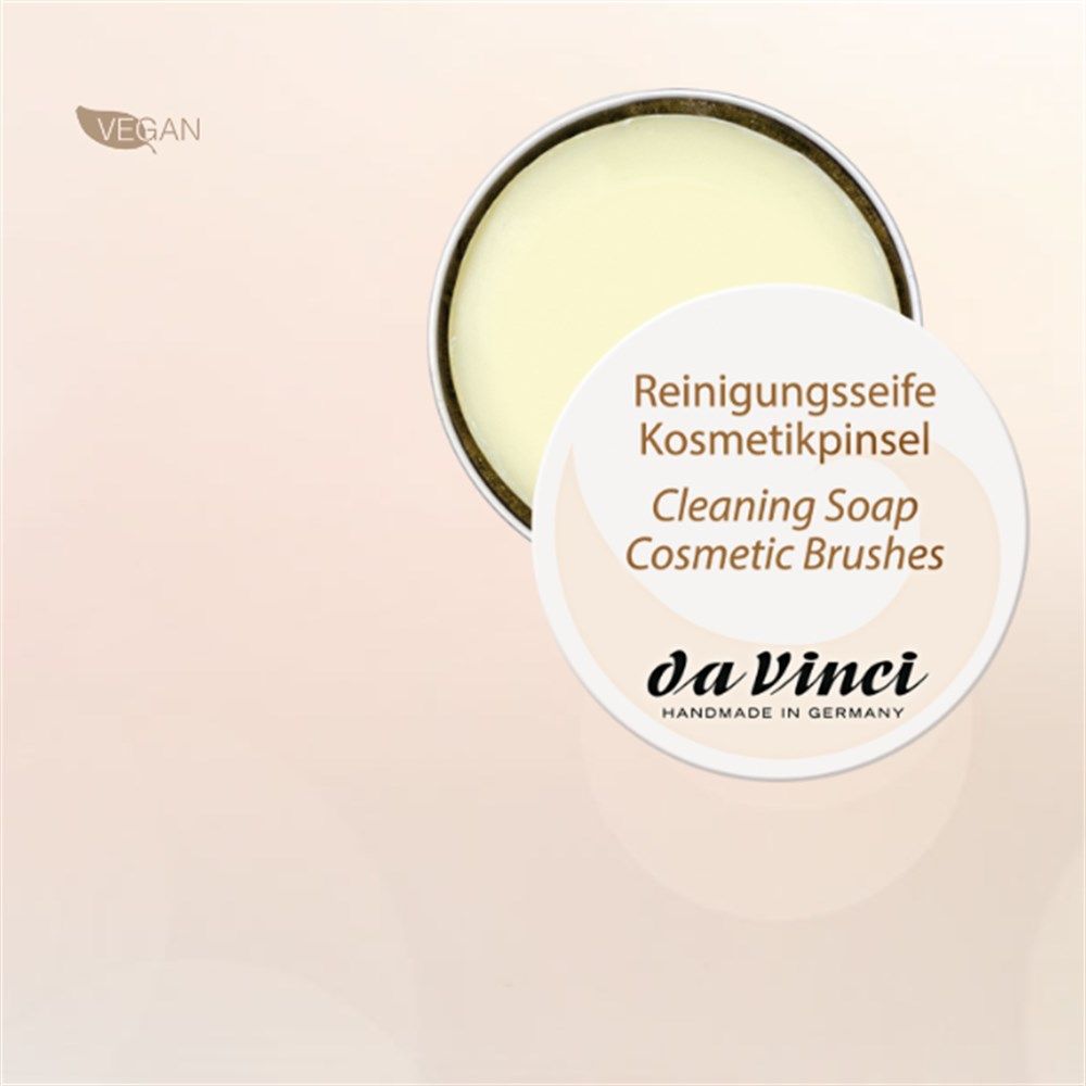 Da Vinci 4834 Seri Small Cleaning Soap For Cosmetic Brushes in Metal Box