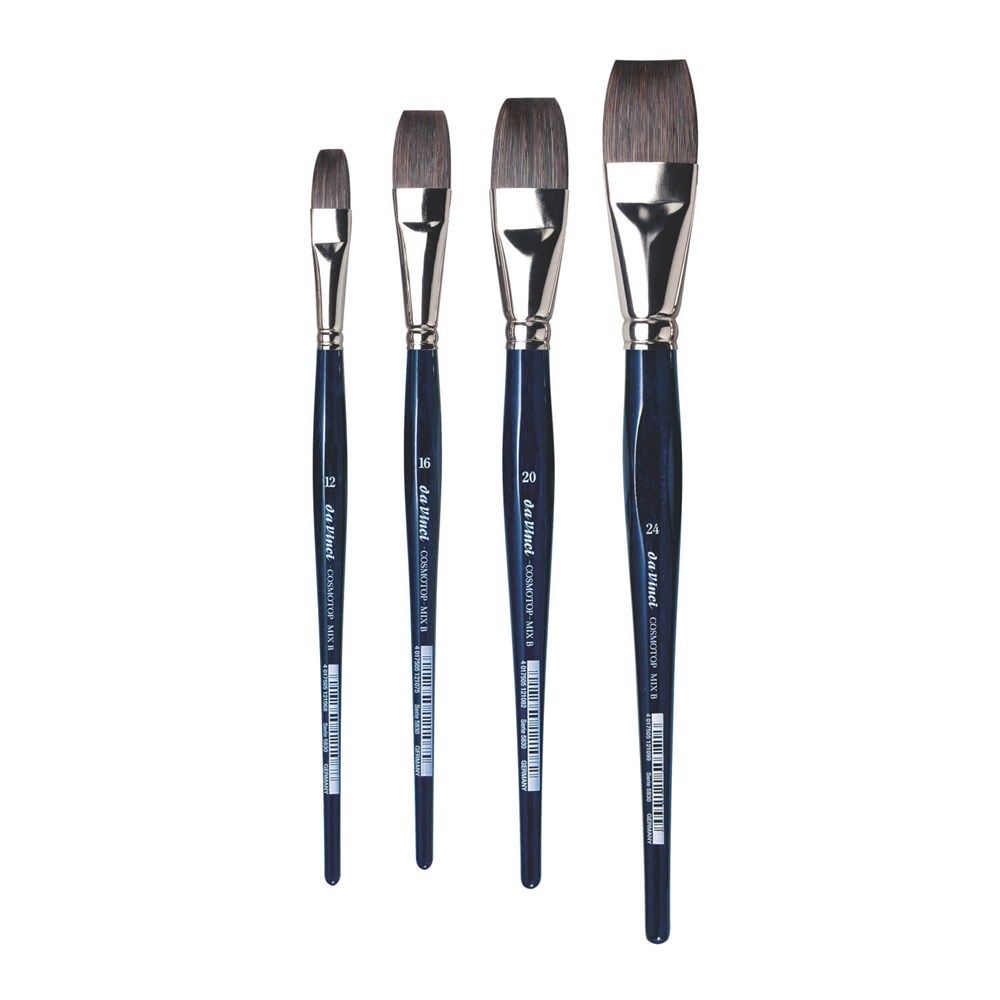 Da Vinci Cosmotop Mix B Düz Sulu Boya Fırçası Seri 5830 No:10