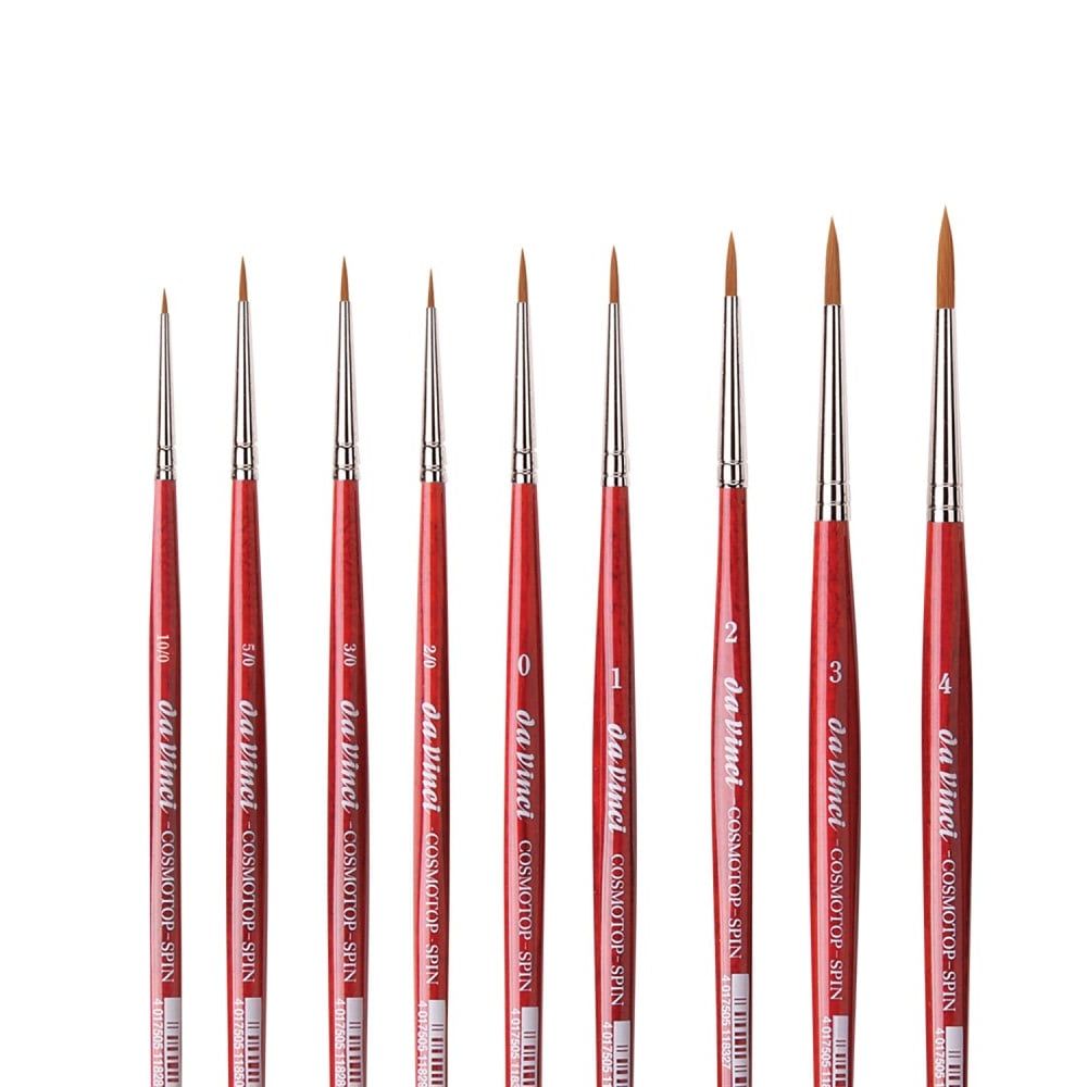 Da Vinci Cosmotop Spin Sentetik Yuvarlak Sulu Boya Fırçası Seri 5580 No:24