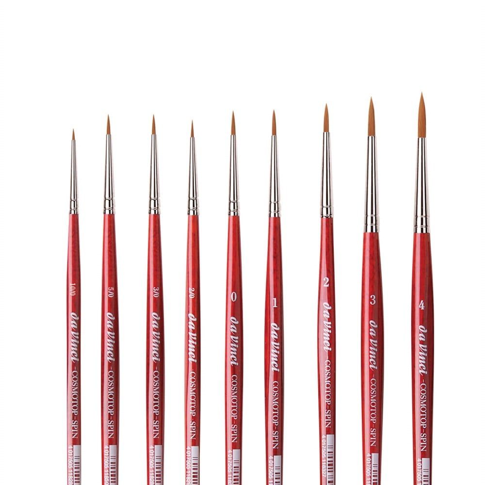  Da Vinci Cosmotop Spin Sentetik Yuvarlak Sulu Boya Fırçası Seri 5580 No:40